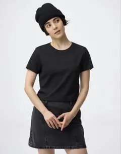 GU 半袖 Tシャツ ドライミニＴ ブラック Lサイズ