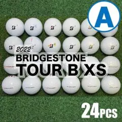 【A30】 ブリヂストンTOURBXS 白 22年 ロストボール 24球