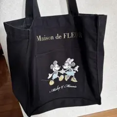 Maison de FLEUR ミッキー＆ミニー トートバッグ