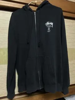 【希少❗️USA製】STUSSY ジップパーカー ワールドツアーL