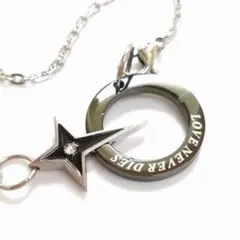 ✨未使用✨ 金属アレルギー対応 サージカルステンレス ネックレス（ジルコニア入り