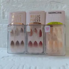 ダッシングディバ　マジックプレス　STILETTO　COFFIN 3個セット