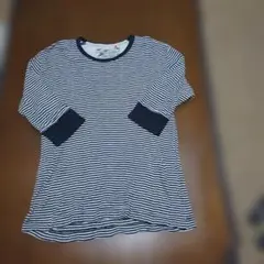 BEAMS HEART ストライプ 七分袖カットソー