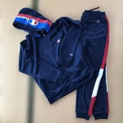 美品✨Champion ジャージジャケット パーカーXL 下ジャージLサイズ‼️