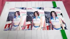 レースクイーン 写真 はがきサイズ 3枚 MINOLTA アイドル タレント