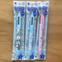 【新品未使用】レトロ柄　シャープペンシル 2色ボールペン 3本セット 日本製のサムネイル