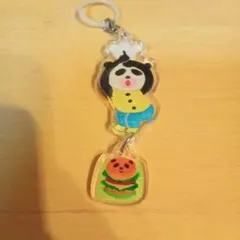 ぱんだのおさじ★アクリルチャーム★ めじるし2連チャーム D★未使用