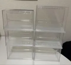 カプセルトイディスプレイケース 透明 6個セット