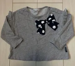 Noeil aime BeBe べべ リボン トレーナー 90小さめ