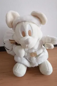 ミッキーマウス サンタぬいぐるみ ホワイトのサムネイル