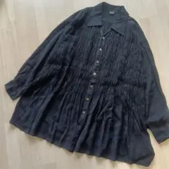 【80sヴィンテージ】nicole（ニコル）●ブラウス●黒●日本製のサムネイル