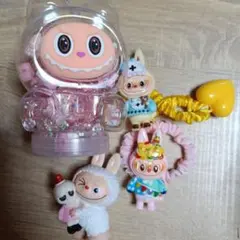 LABUBU ラブブ ヘアゴム フィギュア ビーズセット売り