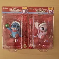 ディズニー　HAPPYくじ　クリスマスオーナメント　スティッチ　エンジェル