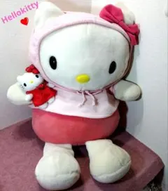 超特大70cm3Lハローキティぬいぐるみ赤リボンハートドレスホワイトデーギフト 超特大70cm3Lハローキティぬいぐるみ赤リボンハートドレスホワイトデー