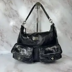 y2k archive 00s Poppy Enamel 2way bag - メルカリ