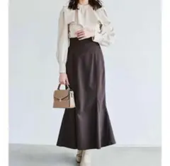 dazzlin ダズリン　ハイウエストアソートナロースカート