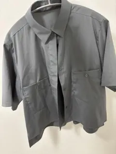 COMME CA ISM 半袖シャツ グレー 9号