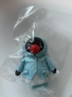 韓国限定 ピングー キーホルダー レインコート 水色 未開封 - メルカリ