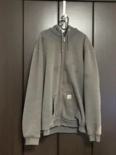 Carhartt グレー フルジップ ヴィンテージパーカー L