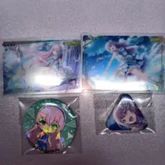 プロセカ 巡音ルカ ぱしゃこれ 缶バッジ セット ローソン カード ウエハース