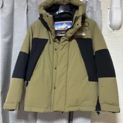 FIRST DOWN ダウンジャケット Sサイズ オリーブ/ブラック