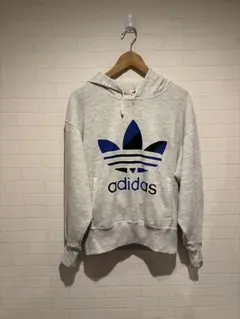 adidas デサント 90s 霜降りパーカー