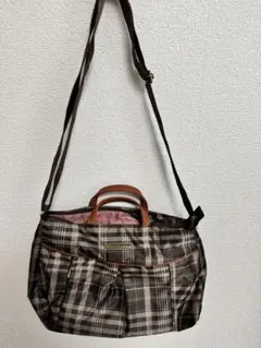 チェック柄ショルダーバッグ