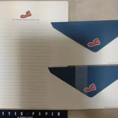 レトロ便箋　封筒 マクドナルド レターセット 靴のイラスト付き