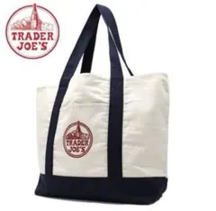 【新品未使用】Trader Joe's キャンバス地 エコバッグ アメリカ 海外
