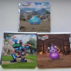 【ドラクエ7R モンスター3種】DQ7Rコラボ スクエニカフェ コースター