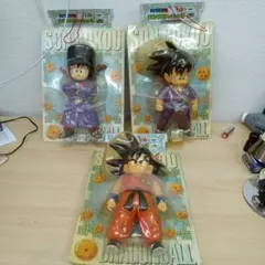ドラゴンボール 孫悟空 ソフビフィギュア 3体セット