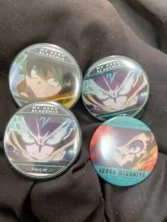 【新品】緑谷出久 ヒロアカ 名場面 缶バッジ4個セット