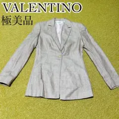 31【極美品】VALENTINO レディース　ツイードテーラードジャケット　38のサムネイル