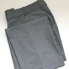 UNIQLO タックワイドパンツ グレー XS