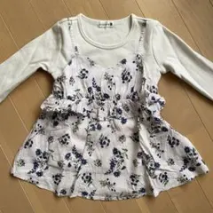 ブランシェス　花柄長袖トップス　110サイズ