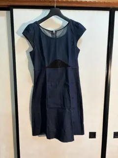 JILLSTUART ノースリーブワンピース サイズ0 ダークブルー