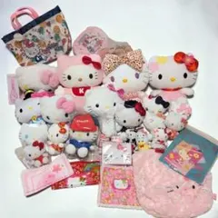 ​【限定・レア多数】ハローキティ グッズ 大量 36点セット ぬいぐるみ レトロ 限定・レア多数】ハローキティ グッズ 大量 36点セット ぬいぐるみ