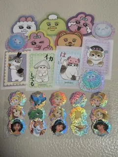 ディズニープリンセス ホログラムステッカーセット