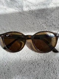 ゆき様専用！美品　Ray-Ban ブラウンラウンドサングラス ケース付き