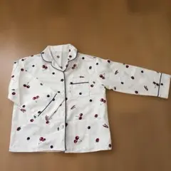 GU キッズ　ルームウェア　パジャマ 110 サテン　セットアップ