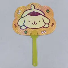 ポムポムプリン うちわ プリン ホログラム 30周年 ノベルティ サンリオ