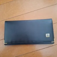 黒 レザー　長財布　札入れ　ダンヒル