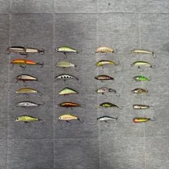 【値下げ中】渓流ミノーまとめ売り 24点 ／レイチューン／ジャクソン／パームス他のサムネイル