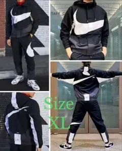 NIKE ビッグ スウッシュ ウーブン セット アップ 上下 テック フリース