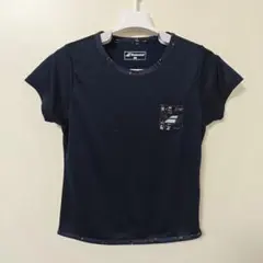 Babolat ネイビー ポケット付き Tシャツ