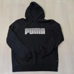 PUMA プーマ ブラック フード付きパーカー　サイズXL