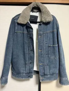 ZARA デニムジャケット ボア Gジャン メンズ　ザラ