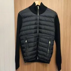 MONCLER モンクレール ニット切替え ダウン　カーディガン メンズS