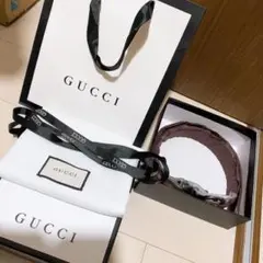 【新品未使用】定価79800円 GUCCI インターロッキング ベルト ブラック