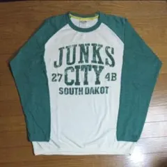 ラグラン 長袖Tシャツ JUNKS CITY SOUTH DAKOT